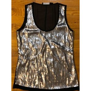 Karen Millen sequin tank like new